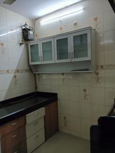Kitchen Image of 650 Sq.ft 1 BHK Apartment / Flat for rent in Thane West Thane for Rs. 30000