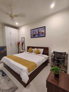 Bedroom Image of 650 Sq.ft 1 RK Builder Floor for rent in Sector 51 Gurgaon for Rs. 23000