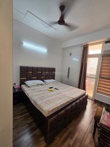 Bedroom Image of 700 Sq.ft 2.5 BHK Apartment / Flat for rent in Divyansh Flora, Noida Extension Greater Noida for Rs. 37000