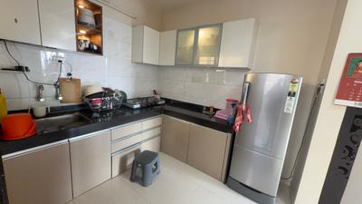 Kitchen Image of 650 Sq.ft 1 BHK Apartment / Flat for sale in GK Dwarka Sai, Rahatani Pune for Rs. 7500000