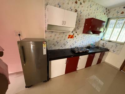 Kitchen Image of 1044 Sq.ft 2 BHK Apartment / Flat for rent in Jagdish Shivanad Waugh Grande "de" Soccoro, Sabnis Valley Goa for Rs. 28000