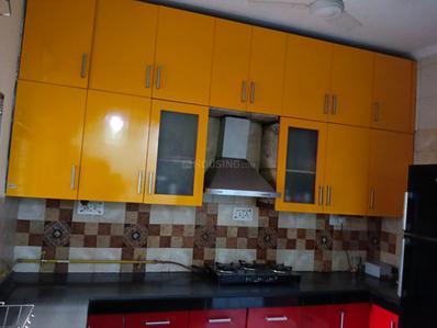 Kitchen Image of 1400 Sq.ft 2 BHK Builder Floor for rent in Sector 15 Part 2 Gurgaon for Rs. 42000