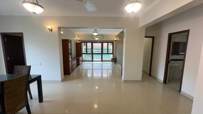 Living Room Image of 2400 Sq.ft 3 BHK Apartment / Flat for rent in Richmond Town Bengaluru for Rs. 125000