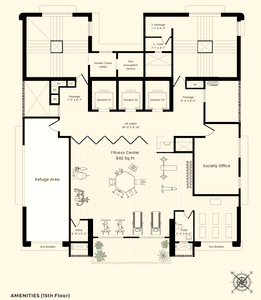 Image of 1780 Sq.ft 3 BHK Apartment / Flat for sale in Matunga East, Mumbai for Rs. 115000000