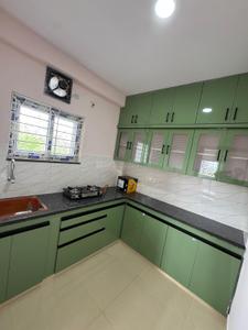 Kitchen Image of 1100 Sq.ft 2 BHK Builder Floor for rent in Financial District Hyderabad for Rs. 36000