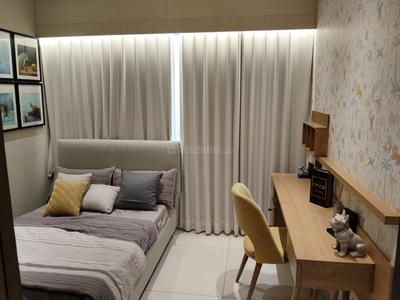 Bedroom Image of 2300 Sq.ft 3 BHK Apartment / Flat for rent in Shafalya Vertis, Sola Ahmedabad for Rs. 45000
