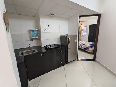 Kitchen Image of 700 Sq.ft 1 BHK Builder Floor for rent in Thondayad Kozhikode for Rs. 25000