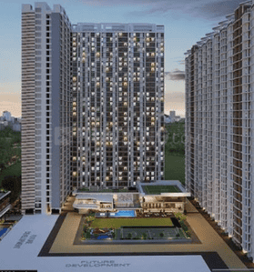Image of 1200 Sq.ft 3 BHK Apartment / Flat for sale in Dosti West County, Thane West, Thane for Rs. 21500000