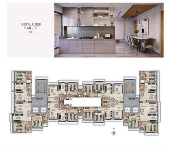 698 Sqft BHK Flat for sale in Kamla Ridhima Malad West