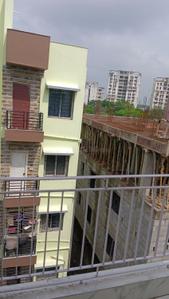 Balcony Image of 700 Sq.ft 2 BHK Apartment / Flat for sale in New Town Kolkata for Rs. 3800000