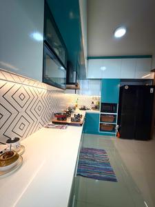 Kitchen Image of 1333 Sq.ft 3 BHK Apartment / Flat for sale in Bren Woods, Rayasandra Bengaluru for Rs. 14000000