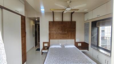 Bedroom Image of 1500 Sq.ft 3 BHK Apartment / Flat for rent in Rane Nagar Nashik for Rs. 36000