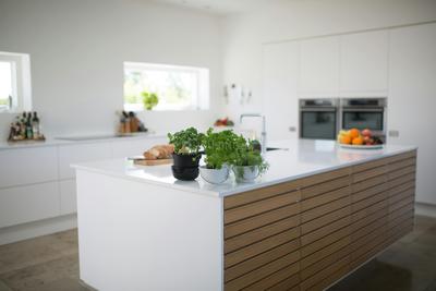 Kitchen Image of 2400 Sq.ft 4 BHK Apartment / Flat for sale in Patrapada Bhubaneswar for Rs. 15600000