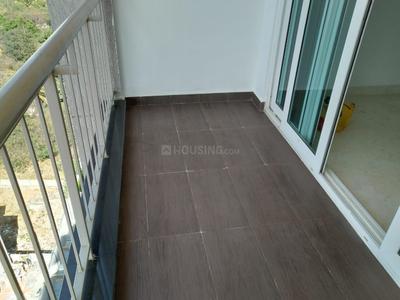 Balcony Image of 1600 Sq.ft 3 BHK Apartment / Flat for rent in Prestige Fontaine Bleau, Whitefield Bengaluru for Rs. 67000