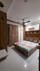 Bedroom Image of 1200 Sq.ft 2 BHK Apartment / Flat for rent in Saamarth Heaven 4, Chandkheda Ahmedabad for Rs. 33000