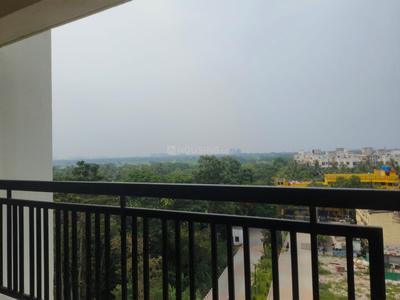 Balcony Image of 965 Sq.ft 2 BHK Apartment / Flat for rent in Rishi Pranaya , Rajarhat Kolkata for Rs. 22000