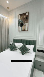 Bedroom Image of 1900 Sq.ft 3 BHK Apartment / Flat for sale in Roongta Green Leaf, Vesu Surat for Rs. 12000000