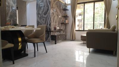 Living Room Image of 950 Sq.ft 2 BHK Apartment / Flat for sale in Happy Home Sarvoday Marvel, Kalyan West Kalyan for Rs. 6200000
