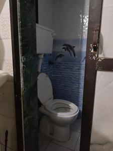 Common Bathroom One Image of 345 Sq.ft 1 RK Apartment / Flat for sale in Dahisar East Mumbai for Rs. 7600000
