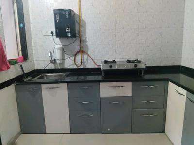 Kitchen Image of 720 Sq.ft 2 BHK Apartment / Flat for sale in Godrej Garden City, Jagatpur Ahmedabad for Rs. 5800000
