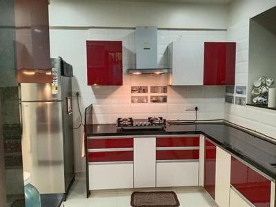 Kitchen Image of 1200 Sq.ft 2 BHK Apartment / Flat for rent in Metro Jazz, Mahalunge Pune for Rs. 50000