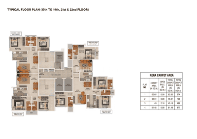 Image of 1024 Sq.ft 2 BHK Apartment / Flat for sale in Thane West, Thane for Rs. 16200000