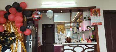 Hall Image of 1575 Sq.ft 3 BHK Apartment / Flat for rent in SJR Blue Waters, Parappana Agrahara Bengaluru for Rs. 70000