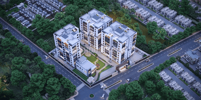 Image of 1725 Sq.ft 3 BHK Apartment / Flat for sale in Green City Extension, Bawadiya Kalan, Bhopal for Rs. 10800000