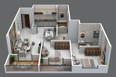 Image of 600 Sq.ft 1 BHK Apartment / Flat for sale in Godrej Aqua Vista, Mundhwa, Pune for Rs. 7800000