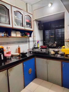 Kitchen Image of 1000 Sq.ft 2 BHK Apartment / Flat for rent in Suyog Samuha CHS, Sanpada Navi Mumbai for Rs. 47000