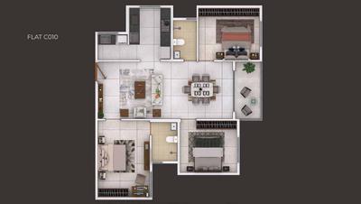 Image of 813 Sq.ft 2 BHK Apartment / Flat for sale in Nambiar Millennia, Anekal, Bengaluru for Rs. 8500000