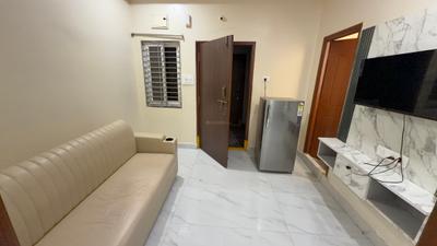Living Room Image of 900 Sq.ft 1 BHK Apartment / Flat for rent in Kondapur Hyderabad for Rs. 29000