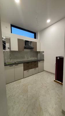 Kitchen Image of 650 Sq.ft 1 BHK Builder Floor for rent in Mahalakshmi Nagar Indore for Rs. 18500