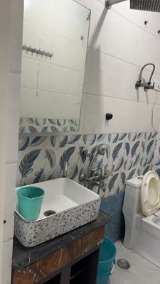 Bathroom Image of 450 Sq.ft 2 BHK Builder Floor for sale in Mandawali New Delhi for Rs. 3800000
