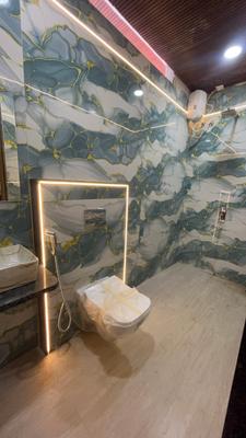 Bathroom Image of 400 Sq.ft 1 BHK Apartment / Flat for rent in Earthshastra Nariman Point, Mahalakshmi Nagar Indore for Rs. 21000