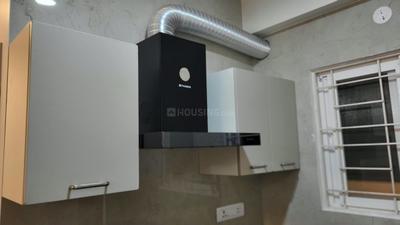 Kitchen Image of 450 Sq.ft 1 RK Penthouse for rent in Murugeshpalya Bengaluru for Rs. 25000