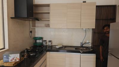 Kitchen Image of 500 Sq.ft 1 BHK Apartment / Flat for rent in Omkar Vive, Kurla West Mumbai for Rs. 64999