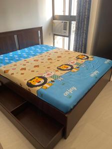 Bedroom Image of 670 Sq.ft 1 BHK Apartment / Flat for rent in Crown Lodha Quality Home Tower 2, Thane West Thane for Rs. 28000