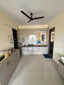 Kitchen Image of 2000 Sq.ft 3 BHK Apartment / Flat for rent in Shree Red Coral Hamptons, New Gotri Vadodara for Rs. 40000
