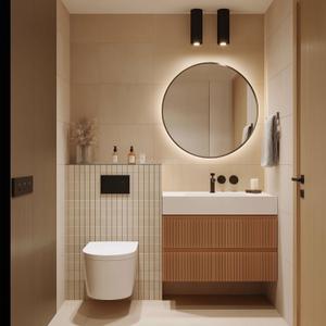 Bathroom Image of 900 Sq.ft 2 BHK Apartment / Flat for sale in Adambakkam Chennai for Rs. 12500000