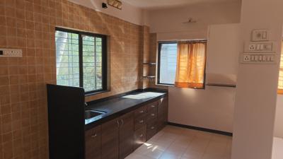 Kitchen Image of 700 Sq.ft 1.5 BHK Apartment / Flat for rent in Dhankawadi Pune for Rs. 19500