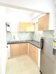 Kitchen Image of 590 Sq.ft 1 BHK Builder Floor for rent in BTM Layout Bengaluru for Rs. 21000