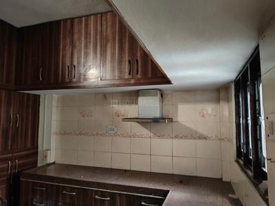 Kitchen Image of 1200 Sq.ft 3 BHK Independent House for rent in Sukhliya Indore for Rs. 19000