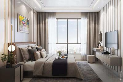 Bedroom Image of 450 Sq.ft 1 BHK Apartment / Flat for sale in Ajmera Shikhar , Malad West Mumbai for Rs. 10600000