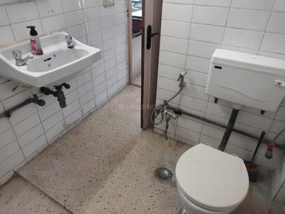 Bathroom Image of 500 Sq.ft 1 RK Builder Floor for rent in Hauz Khas New Delhi for Rs. 30000