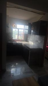 Kitchen Image of 485 Sq.ft 1 BHK Apartment / Flat for rent in Goleta Alwar for Rs. 10000