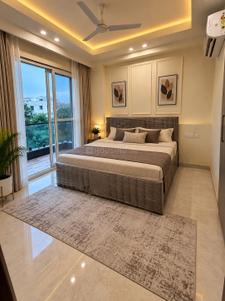Bedroom Image of 990 Sq.ft 1 BHK Builder Floor for rent in Sector 51 Gurgaon for Rs. 38000