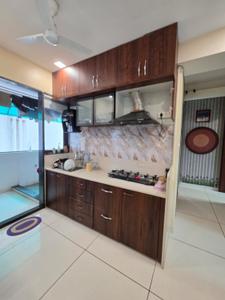 Kitchen Image of 1280 Sq.ft 3 BHK Apartment / Flat for rent in Sama Savli Vadodara for Rs. 27000