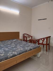 Bedroom Image of 480 Sq.ft 1 RK Studio for rent in Habitech Panchtatva Phase 1, Noida Extension Greater Noida for Rs. 15000