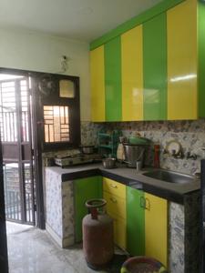 Kitchen Image of 390 Sq.ft 1 BHK Builder Floor for sale in Hari Nagar New Delhi for Rs. 3200000
